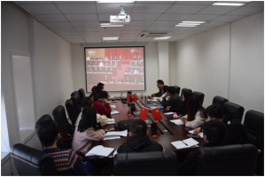 市农发投组织干职工收看庆祝改革开放40周年大会直播