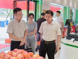 市农发集团党委书记、董事长王柏荣一行深入品牌运营公司调研指导